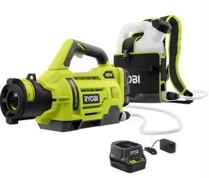 lot 389 image: Ryobi ONE 18V Cordless Electrostatic 1 Gal. Sprayer Kit with (2) 2.0 Ah Batteries and (1) Charger.