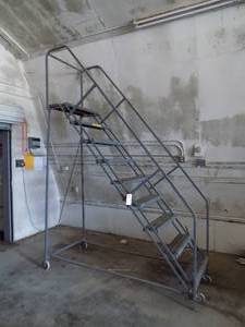 Steel Stairs on wheels