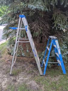 lot 109 image: Keller 4 Step Ladder and Werner 6 Step Ladder
