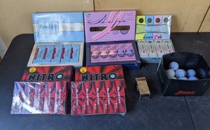 lot 119 image: Large Supply of New and Used Golf Balls Flying Lady Pink, Wilson, Lady S III, Nitro Blaster, and More