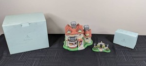lot 143 image: Old World Village Partylite Exclusive Cottage Set