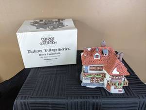 lot 35 image: Vintage Department 56 Heritage Village Collection Mr.Wickfield Solicitor Dickens Village Series