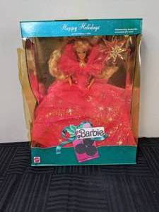 lot 276 image: Vintage Mattel Happy Holidays 1990 Barbie