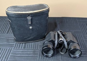 lot 327 image: Vintage Belmont Binoculars 20 x 50 with Case