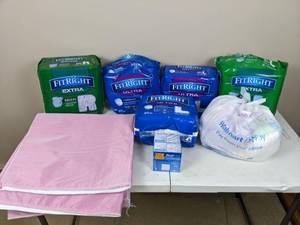 lot 47 image: Assortment of FitRight Breifs, FitRight Underwear, Reusable Underpads and More