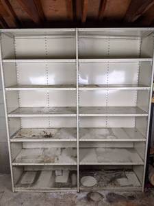 lot 114 image: 12-Shelf Closed Customizable Shelving Unit, 73 x 19 x 85