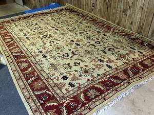 lot 12 image: CCC International Collection Hand Knotted Area Rug, 111 x 159