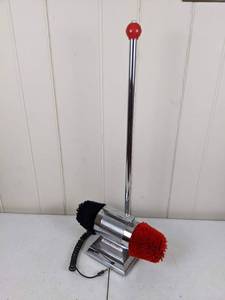 lot 33 image: Vintage Dremel Dual-Buffer Shoe Polisher with Wool Buffers