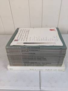 lot 103 image: Vintage Collection of Books Raffaelo Nelle Stanze, Realism, Abstraction, Tempera and Oil, What is a Painting, Expressionism, Composition as Pattern and More