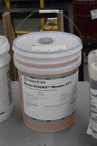 Lot of (1) Master Fluid Solutions Master Stages Whamex XT Low-Foam Machine Tool Sump and System Cleaner 5-Gallon Plastic Bottle