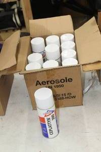 Lot of (1 Case) Fuchs Lubritech Ceplattyn 300 Adhesive Lubricant Aerosol Cans 11-count