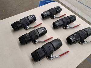 Lot of (6) Transair DN50 2 Fitting with Valve