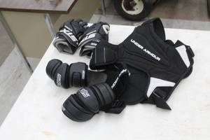 Under Armour STX Sports Equipment - Knee Pads, Chest Pad, Gloves