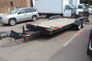 1992 Towmaster 18 Dual Axle Flatbed Trailer