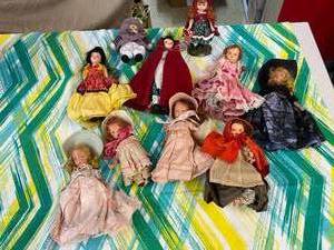 lot 346 image: Group of Small Dolls - Storybook, Nancy Ann
