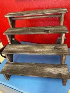 lot 163 image: Wood Steps for Display