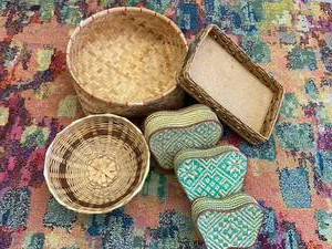 lot 300 image: Assorted Baskets, Some Vintage