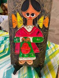 lot 509 image: Set of 2 Mexican Folk Art Wall Hangings
