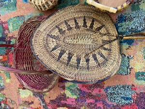lot 469 image: Unique Baskets and Hand Fan