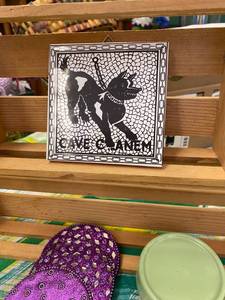 lot 261 image: Ceramic Coasters and 2 Wood Crates