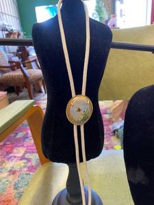 lot 412 image: Hand Painted and Signed Bolo