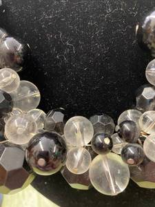 lot 709 image: 2 Chunky Bead Necklaces