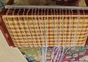 lot 40 image: 6 Crystal Bead Curtains