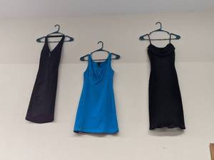 lot 62 image: 3 Dressy Midi Dresses