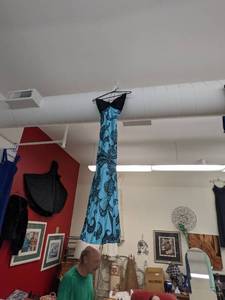lot 83 image: Flirty Formal Black and Blue Dress