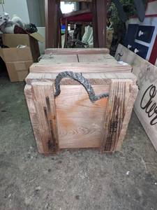 lot 360 image: Heavy Wood Ammunition Chest