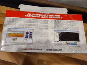 lot 2 image: MSD 6014 LS Digital Ignition Controller 24x 58x Reluctor Carb EFI Programmable