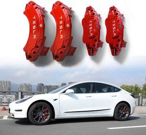 lot 35 image: Weishine - Caliper Covers for Tesla model 3 18 (23545) 2017 2018 2019 2020 2021 2022 18-inch car calliper (red)