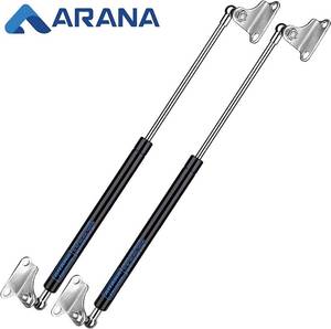 lot 49 image: 23 inch 200 LB Gas Prop Struts Shocks with L Mounting Brackets, 23 889 N Lift-Support Gas Springs for Heavy Duty Murphy Bed Large Outdoor Box Lid Trap Door Floor Hatch (Super Strong), 2Pcs Set ARANA