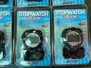 Lot of 6 Ultrak 360 Sport Stop Watches