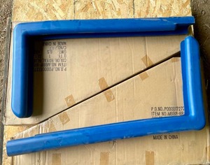 2 Sets Jaypro Bolt-On Safe-Pro Edge Padding for 72 Backboard-ROYAL BLUE