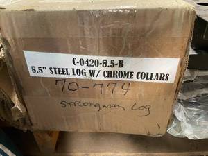 Strongman 85 Steel Log with Chrome Collars