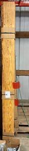 Bison Custom Telescoping Basketball Hoop Wall Mount Structure with Wood Planks &amp Hardware