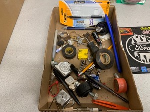 Box of MIsc Electrical  Head lights Fuses & Stabil