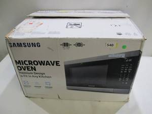 lot 540 image: Samsung MS19M8000AS - 1.9 Cu. Ft. Countertop Microwave with Sensor Cook - Stainless steel