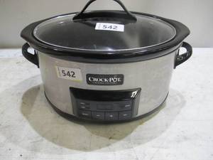 lot 542 image: Crockpot SCCPVFC609S1 6 qt. Programmable Slow Cooker