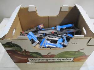 lot 557 image: Lot of USED AS-IS Power Tools - Nailers and Staplers