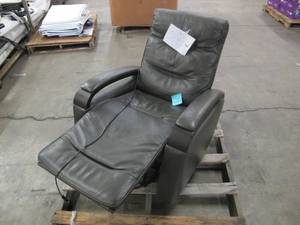 lot 598 image: Leather Power Recliner - Issues with Legs