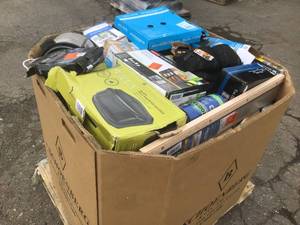 Gaylord with assorted Plumbing Items, Mail Boxes, Moen Accesories and Misc items  - Customer Returns - Review all pictures