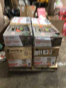 Mix Lot of TRINITY AND HDX Sheving - various models and conditions Open Boxes - Review all pictures
