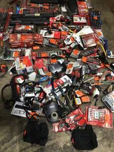 Large Lot of assorted  Husky Tools and Other Small Acessories - various types models and conditions customer returns Review all pictures