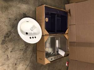Lot of assorted KichenBathroom  Sinks - various models and conditions Open Boxes - customer returns Review all pictures