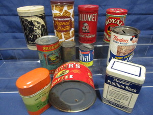Vintage Tins, Banks