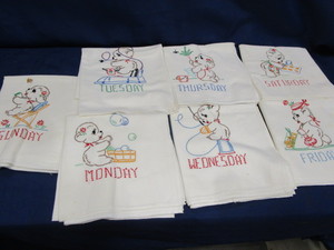 Embroidered Dish Towels