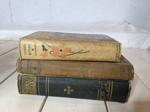 lot 74 image: Rare Antique Books- From  the 1800s and Early 1900s, Lora Doone, Little Women, & Polly Olivers Problem ($250 Value)