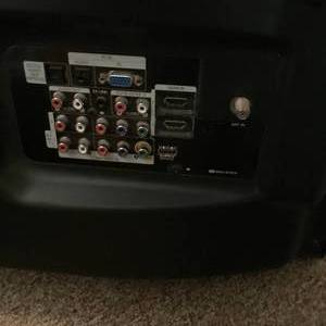 Flat screen TV and stand